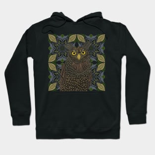 Beautiful Great Horned Owl Hoodie